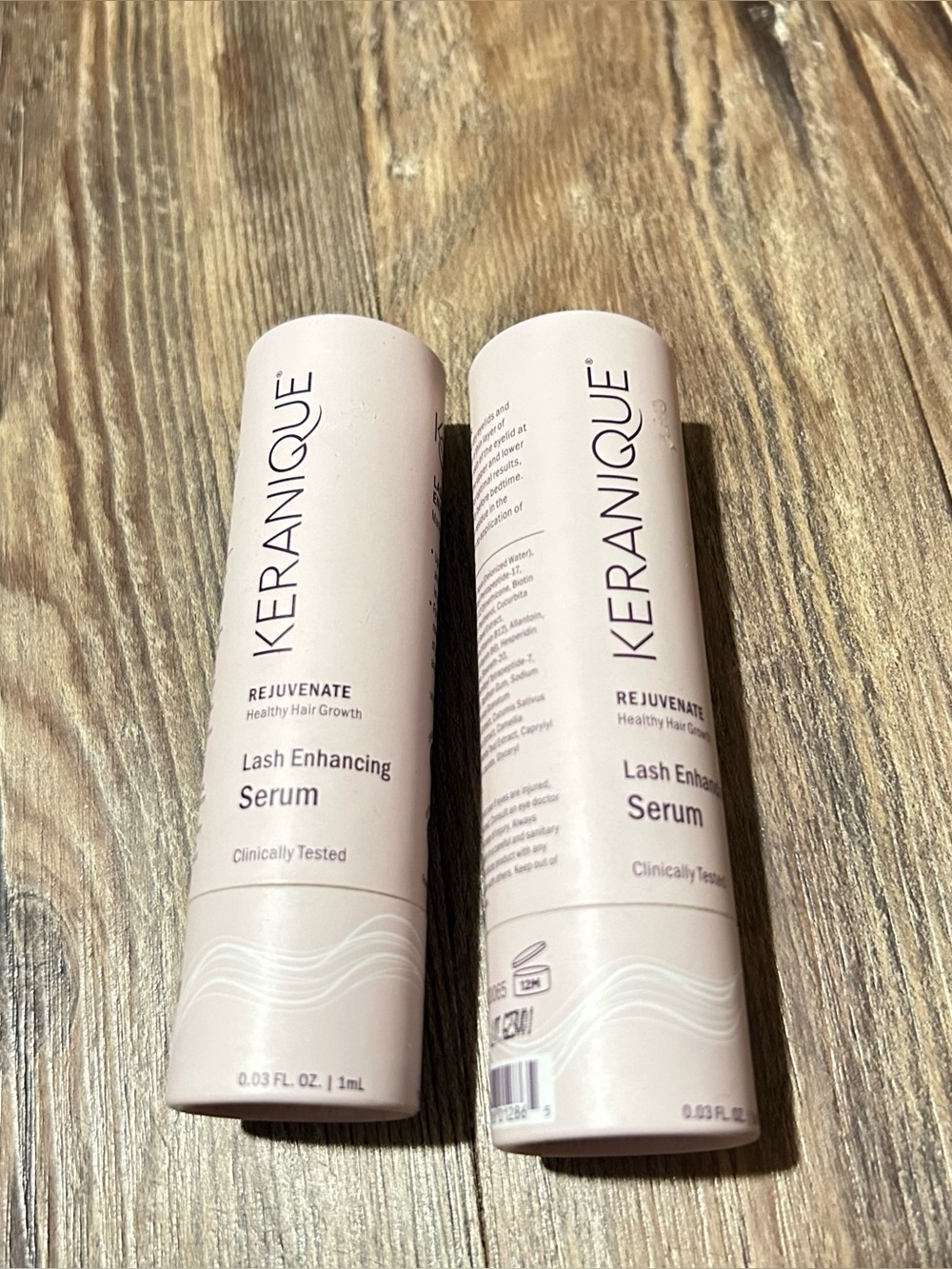 Keranique Lash Serum Growth Enhancer Fuller Longer Lashes 1ml 2 Pack